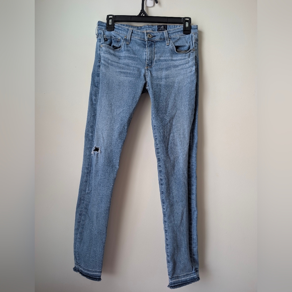 AG Adriano Goldschmied The Stevie Ankle Slim Straight Ankle Jeans Size 27 US 4 - Picture 2 of 12